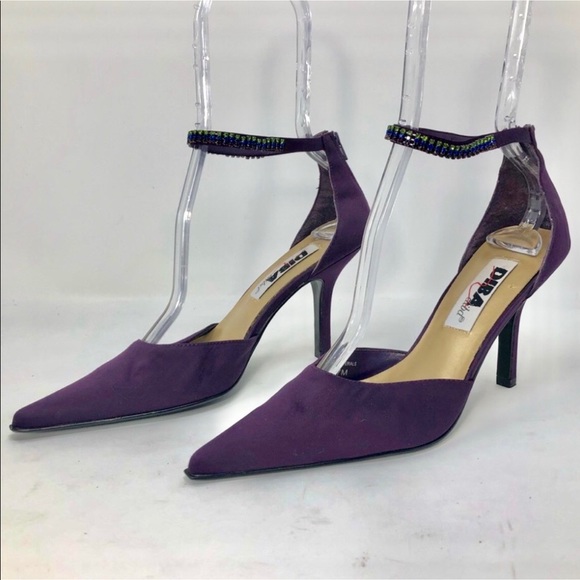 Diba Shoes - Diba Blingy Sexy Ankle Enclosure Fabric Pump